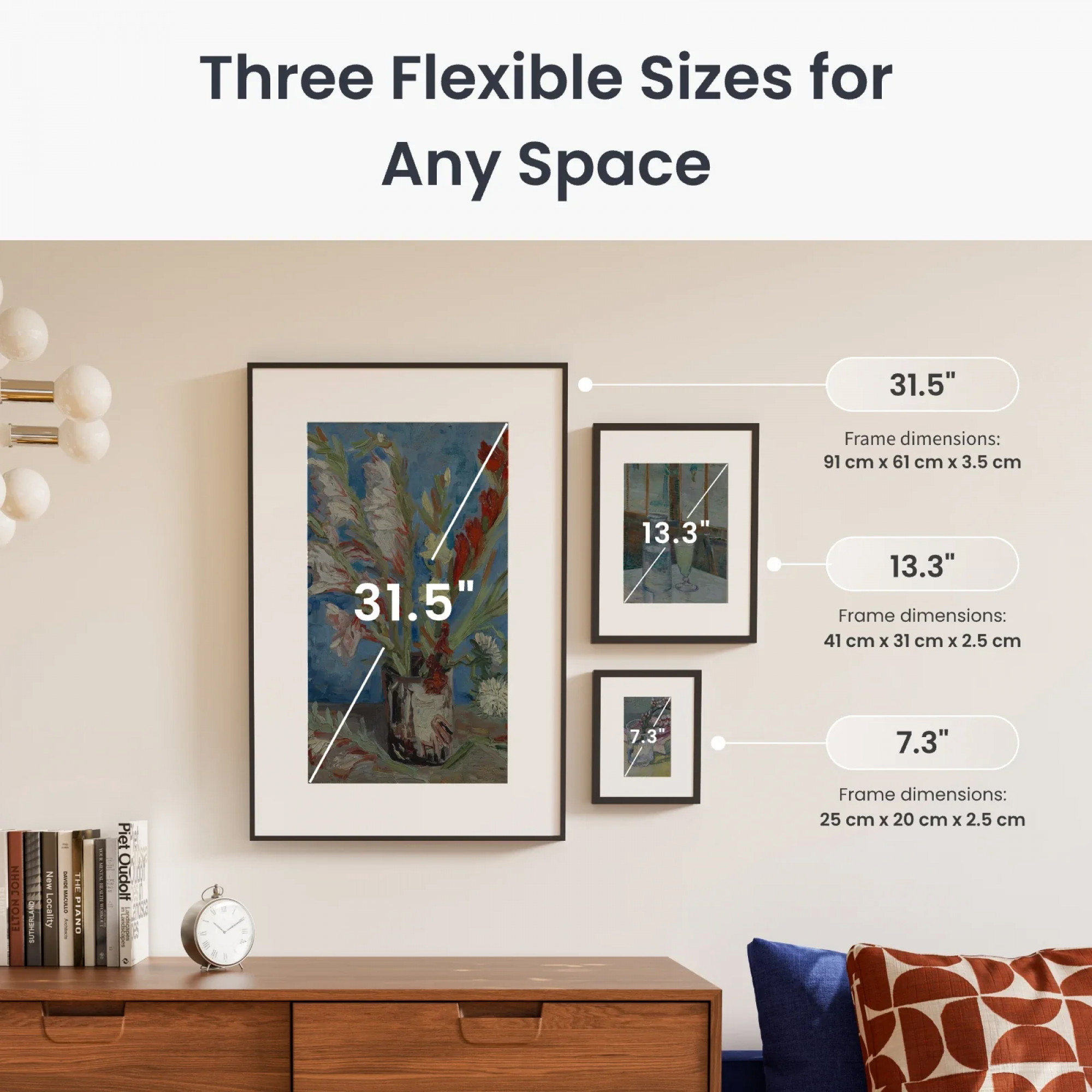 Смарт-пристрій у вигляді рамки для цифрового мистецтва SwitchBot AI Art Frame (Size 7.3)